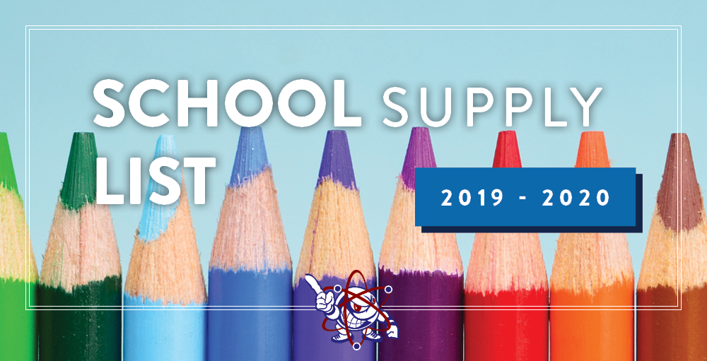 The 2019 - 2020 School Supply Lists are now live on the website. Click the Supply List section to view your students complete list today. The 2019 - 2020 School Supply Lists are now live on the website. Click the Supply List section to view your students complete list today.