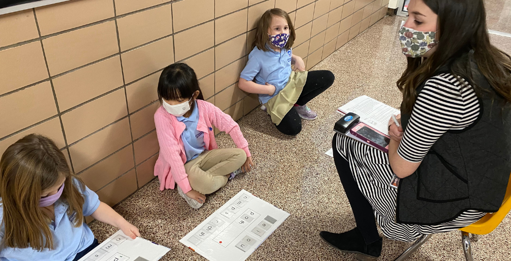 Syracuse Academy of Science and Citizenship kindergarten Atoms practice their vowel and consonant sounds using Amplify’s Chaining Folders. Syracuse Academy of Science and Citizenship kindergarten Atoms practice their vowel and consonant sounds using Amplify’s Chaining Folders.