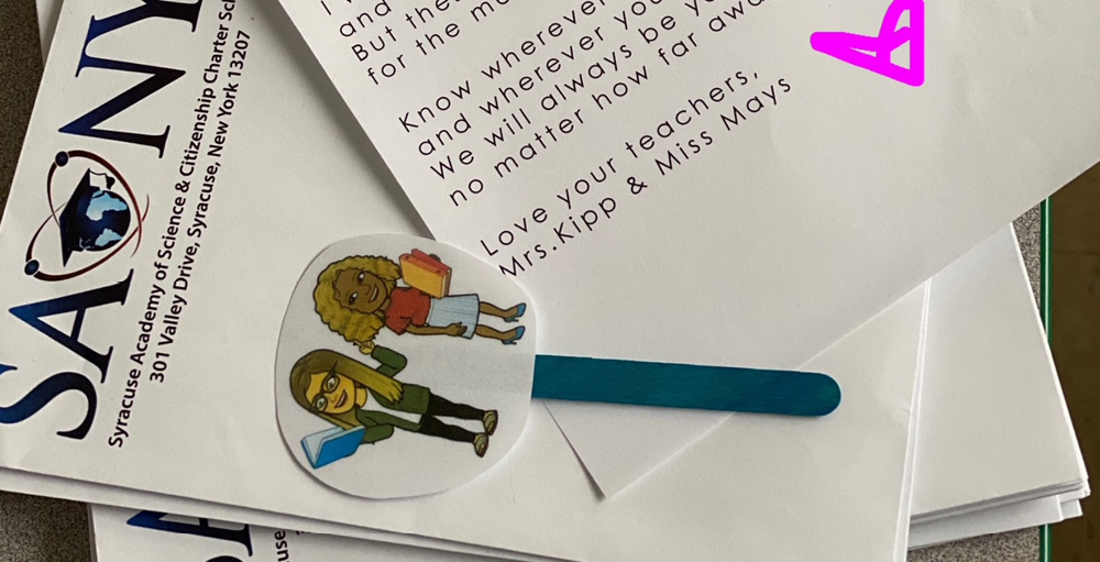Syracuse Academy of Science and Citizenship school teachers create ‘Flat Teachers’ for their students to show that even though we are apart during this time we are still connected. Syracuse Academy of Science and Citizenship school teachers create ‘Flat Teachers’ for their students to show that even though we are apart during this time we are still connected.