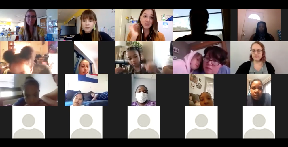 Two kindergarten orientations were held via Zoom for families to participate in. Two kindergarten orientations were held via Zoom for families to participate in.