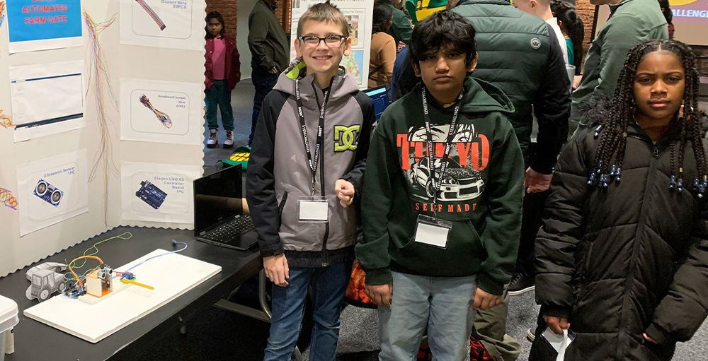 CSAS Middle School Students Showcase STEM Skills at Micron Robotics Challenge